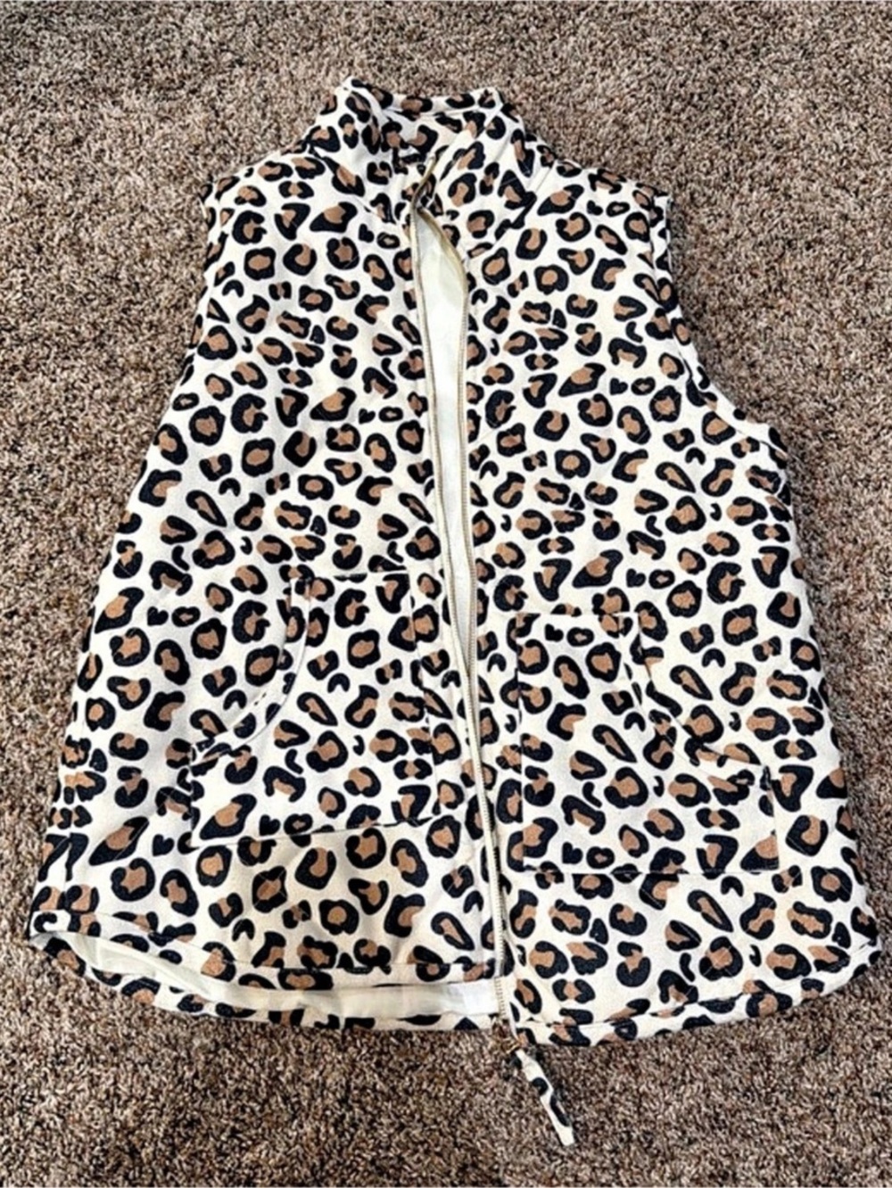 Leopard Print Vest